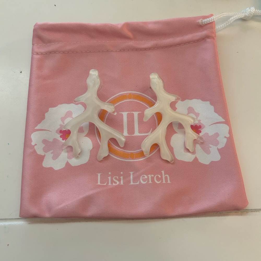 Lisi Lerch Coral Acrylic Earrings